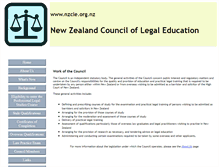 Tablet Screenshot of nzcle.org.nz